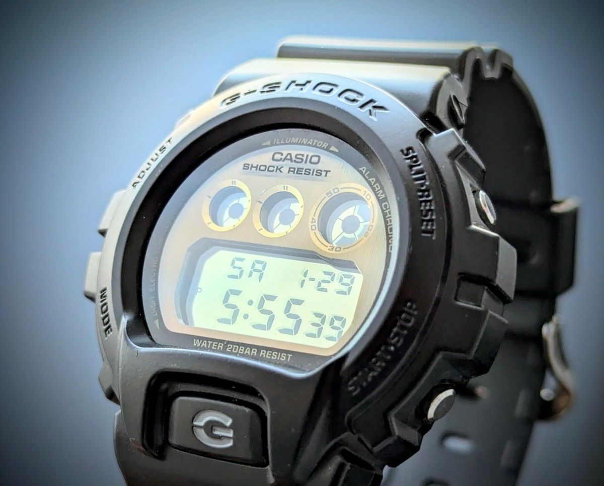 Casio G-SHOCK Men's DW-6900PL Limited Edition Black & Gold Casio G-SHOCK Men's DW-6900PL Limited Edition Black & Gold
