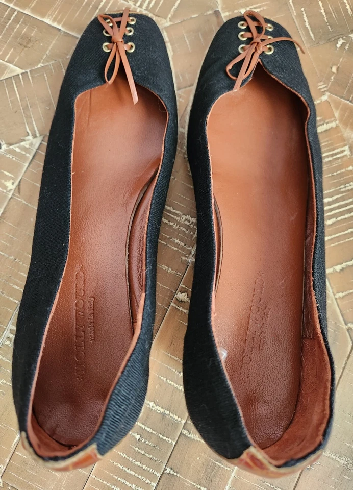 Hollywould Mujer Italiano Laurie Cuña Alpargatas Zapatos Talla EU 38.5/US 7.5 Foto 4 de 4