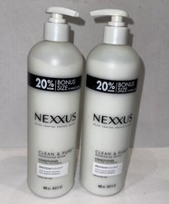 Lot of 2 NEXXUS Clean Pure Nourishing Detox Protein Fusion Conditioner 16.5 Oz