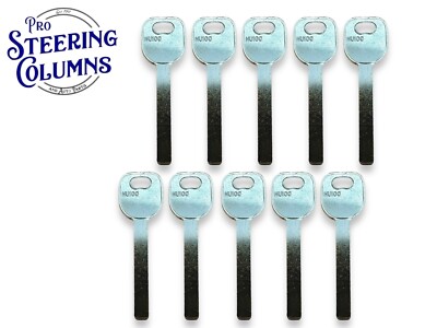 Fits GM Chevrolet Buick GMC HU100 Metal Key Blanks New (10 Pack)