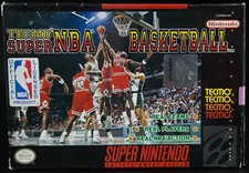 Tecmo Super NBA Basketball Super Nintendo SNES Box Only OG Authentic