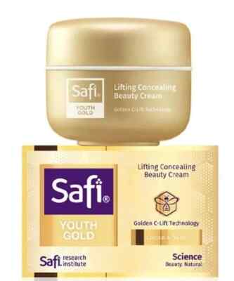 3x Safi Rania Gold Beauty Cream 16g Lifting Concealing Beauty Cream Anti-Aging