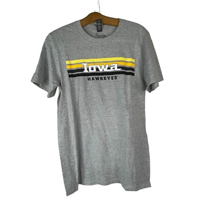 Pressbox Iowa Hawkeyes Short Sleeve TShirt Crewneck Cotton Blend Size Small