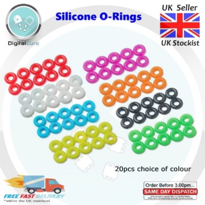 20 Stück Silikon O-Ring 3 mm M3 Stoßdämpfer Anti Vibration für Flight Controller