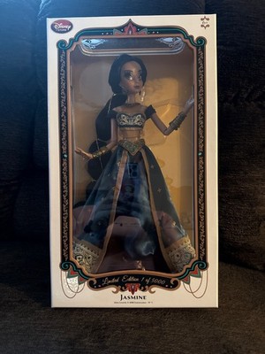 NEW Disney Store Limited Edition 17'' Aladdin Teal Jasmine Doll LE 5000