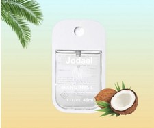 45 Mist Hydrating Hand Sanitizer Spray for Adults,500-Sprays each coconut 