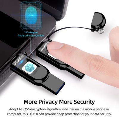 TFU301 256GB Type-C+USB3.0 U Disk Encryption Accurate Reco VPAZ