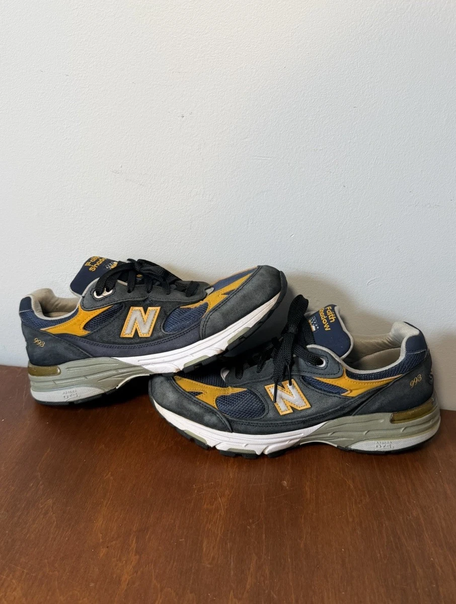New Balance 993 Made in USA Navy Yellow for Sale | Authenticity