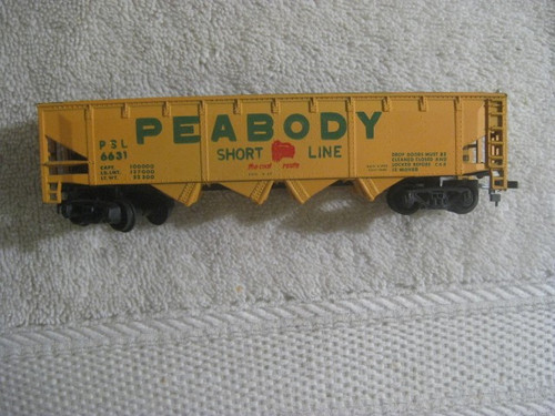 Tolva cuádruple AHM/Rivarossi escala HO 51' Peabody línea corta PSL 6631 | Zustand: Used