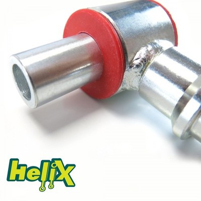 Helix 5/8'' & 1/2'' I.D. Loop Eye Shock Adapter Mount M12x1.25'' Female Thread End