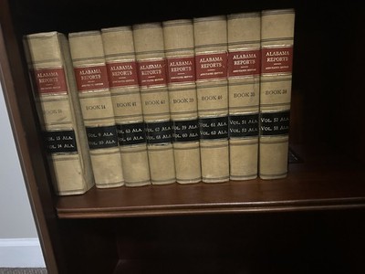 Alabama Reports Text Books Copyright 1905