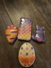 Multicolor Easter Bath Bombs Set Carrot Egg Rectangle Animal Shapes Unisex