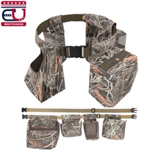 Outdoor Hunting Adjustable Belt with Gear Pouch Shell Bags Water Bottle Carrier