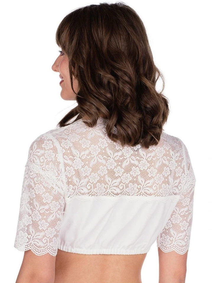 Dirndlbluse MarJo IRENA FINJA Gr. 34 weiß NEU und OVP - Bild 2 von 4