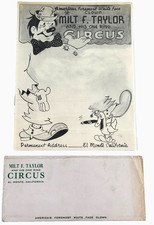 40s 50s Milt F Taylor CLOWN circus carnival sideshow El Monte CA