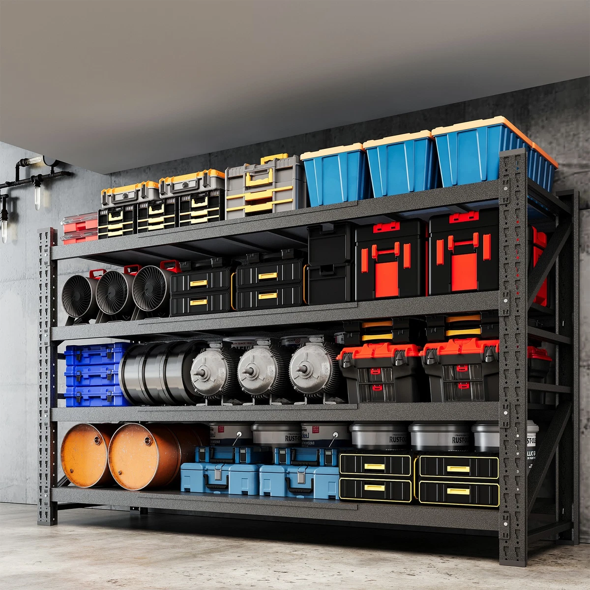 Heavy-Duty Shelves Systems for sale | eBay