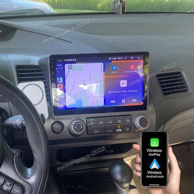 Android 15 Car Stereo Radio For Honda Civic 2006-2011 Apple Carplay WIFI GPS Nav