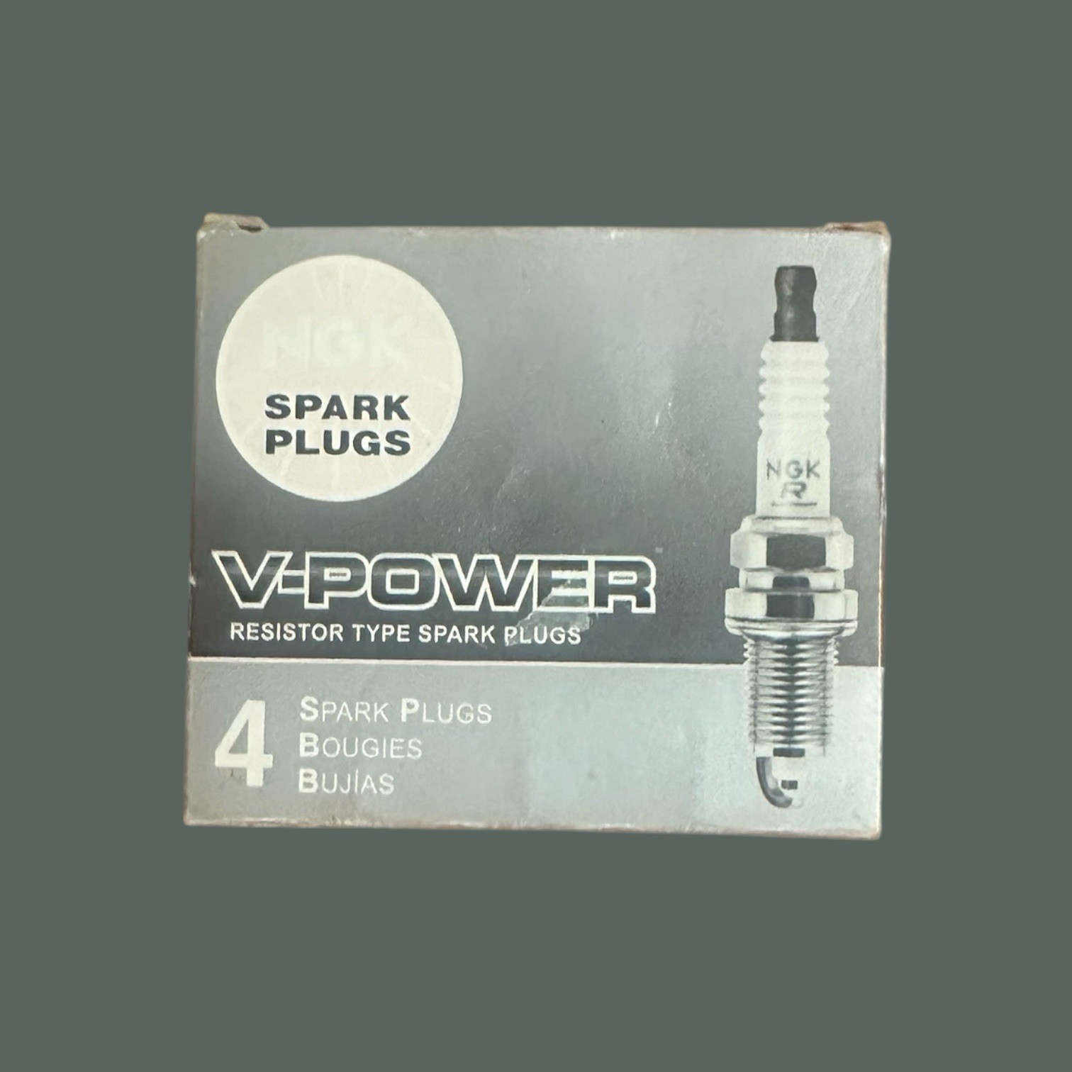NGK V Power BPR5EY 1233 Spark Plugs Set Of 4 New In Box Made In Japan