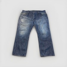Levi's 559 Relaxed Fit Straight Leg Stretch Denim Blue Jeans Mens Size 42 x 30