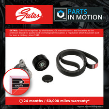 Drive Belt Kit fits MERCEDES C220D 2.2D 15 to 18 OM651.921 Set Gates Quality New