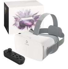 DESTEK V5 VR Headset for Phone, 110°FOV HD Anti-Blue Lenses Eye Virtual Reality