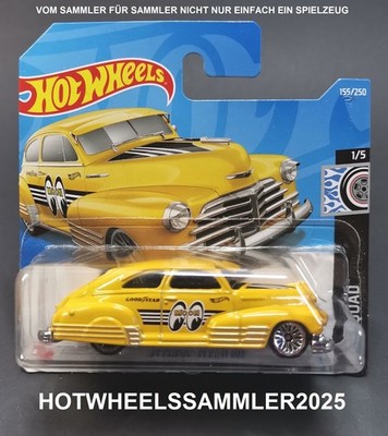 HOT WHEELS ''1947 CHEVY FLEETLINE'' FARBE GELB MOONEYE HCV91-M521 OVP UNGEÖFFNET!