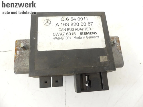 Mercedes ML W163 Steuergerät Can Bus Adapter ORIGINAL 1638200087 ✔️
