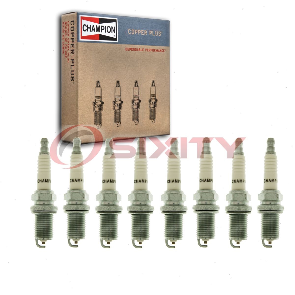 8 pc Champion Copper Plus 340 Spark Plugs for XS3922 RC7YC Q24PRZU11 rq