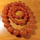 NATURAL OLD ANTIQUE pressed  BALTIC AMBER Necklace 107.4 gr