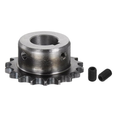 uxcell ISO/DIN 06B-1 Roller Chain Sprocket B Type 20mm Bore, 3/8'' Pitch,... 