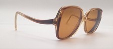 Vintage Brown Translucent Oval Sunglasses FRAMES ONLY