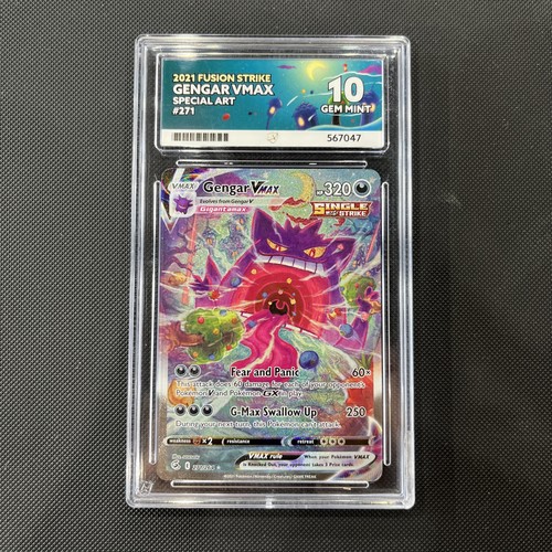 Gengar VMAX graded ACE 10 for sale on eBay