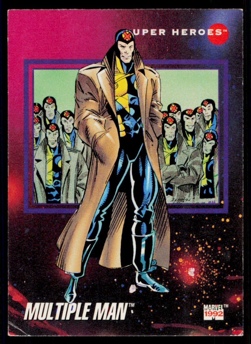 1992 Impel Marvel Universe #43 Multiple Man  