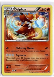 Delphox 13/124 Holo Rare XY Fates Collide