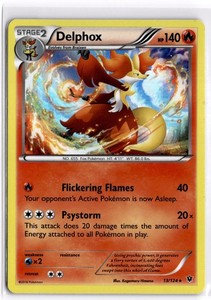 Delphox 13/124 Holo Rare XY Fates Collide