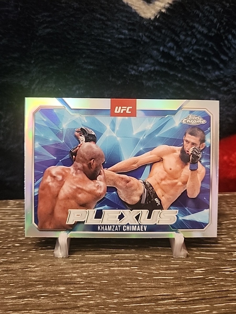Topps Chrome UFC 2025 Khamzat Chimaev - Plexus Refractor PLX