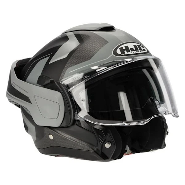 HJC Modular F100 Bios Grey Black Back Motobike, photo 5 of 11