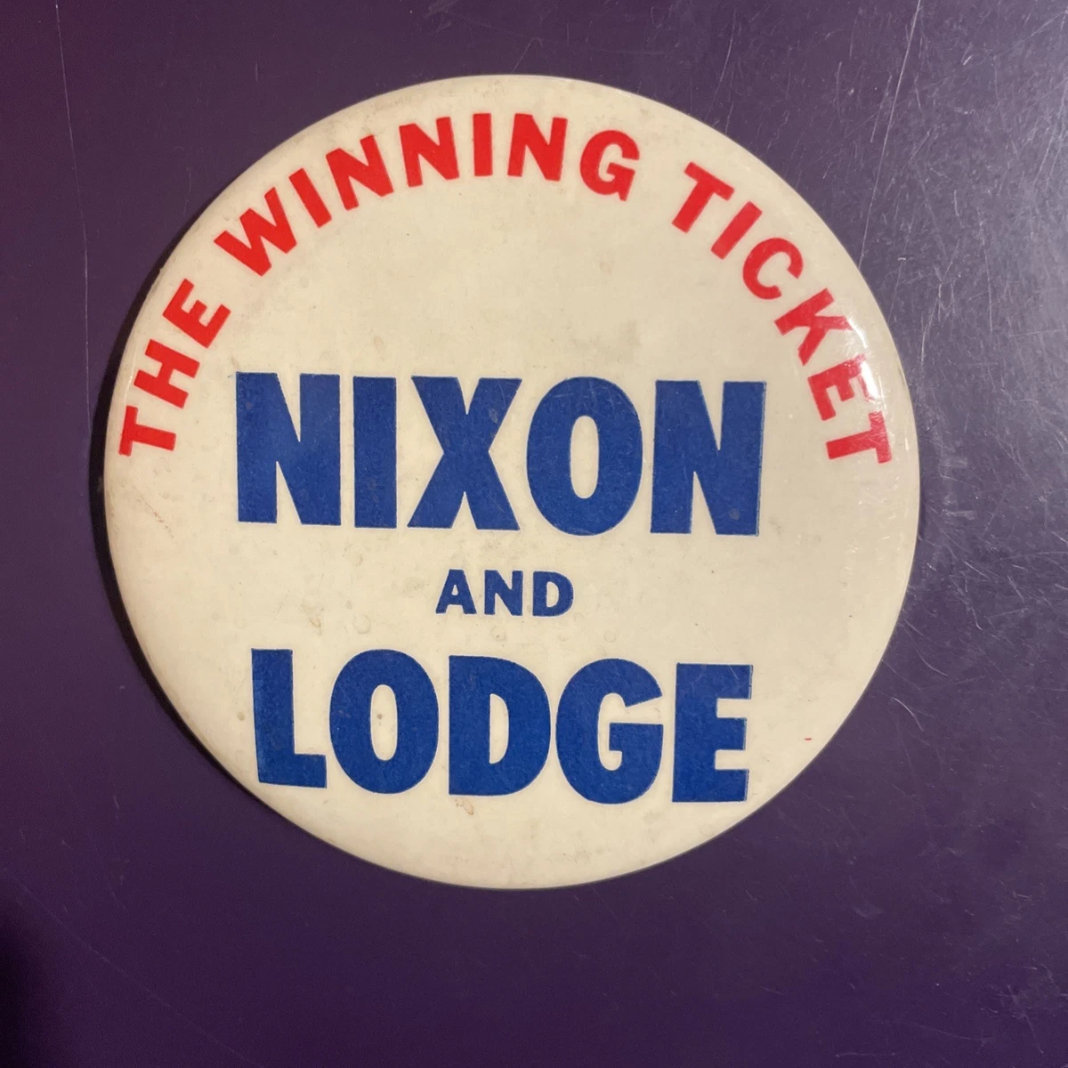Nixon Lodge Campaign Button for sale | eBay