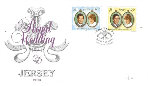 Jersey Comm/FDC -  Royal Wedding - 1981 - (JES277)