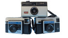 VTG 70s Kodak Instamatic X15 X30 124 Model Cameras Untested Collectors 3 PC Lot — photo 1