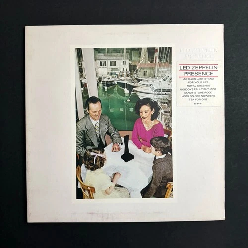 LED ZEPPELIN Presence First Pressing Vinyl Record Album W/ Original Inner Sleeve