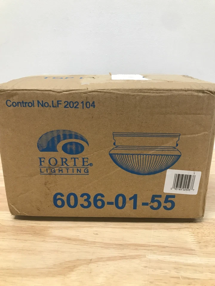 Forte Lighting 6036-01-55 Flushmount Ceiling Fixture from the Close to Ceiling - Image 3 of 3