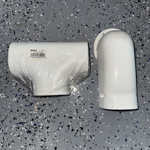 FORTRESS 84015- LT92W 3.5” Tee And 3.5" Wall Inlet 84016 - LW92W (White) Combo!