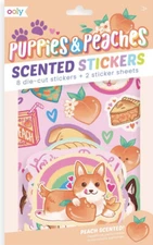 Ooly Puppies & Peaches Scented Scratch Stickers New in Package