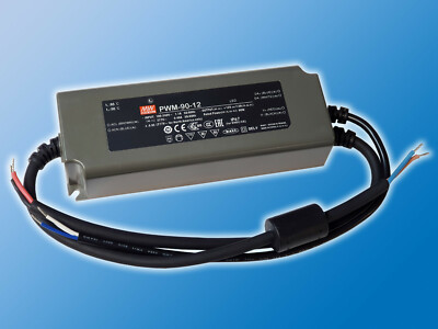Mean Well LED Schaltnetzteil | 12VDC | 7,5A | 90W | PWM-90-12DA2 | IP67 | DALI-2