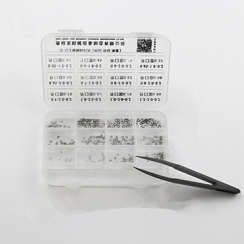 360Pack 0.2mm 12 Sizes Watch Circlip E-Clips Snap Ring Latch Pusher Assortment - Bild 2 von 6