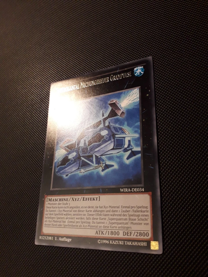 Yu-Gi-Oh! Superquantal Mechungeheuer Grampulse, WIRA-DE034, Rare, 1. A., NM- - Bild 2 von 4