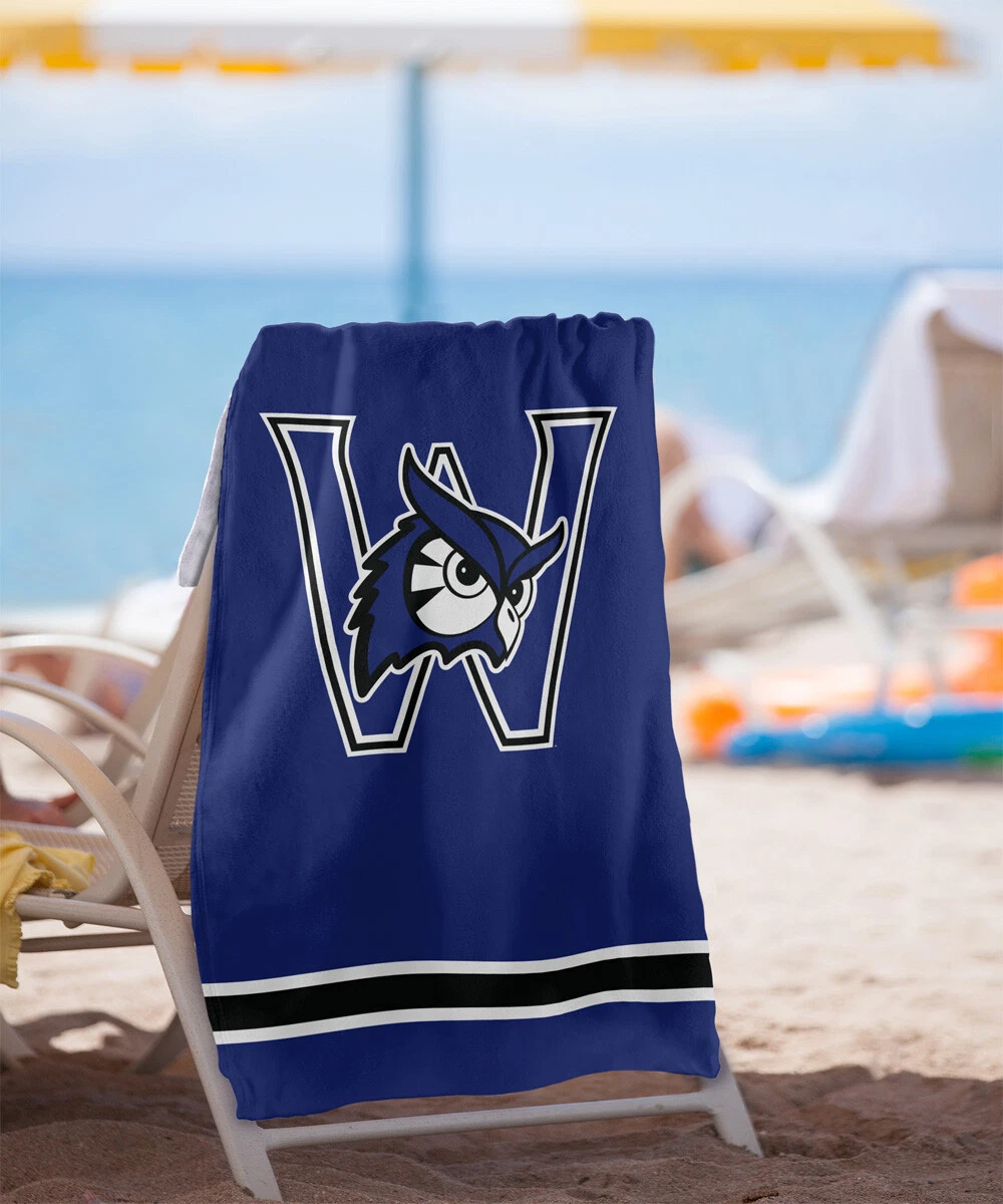 Westfield State University Beach Towel/Bath Towel, 30"x60" Stripes