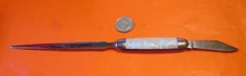 VTG LETTER OPENER POCKET KNIFE COMBINATION H.D.THOMPSON & CO HARDWARE MALONE NY