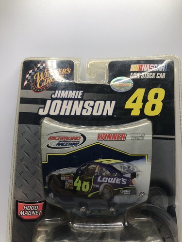2007 Jimmie Johnson Richmond SPRING Race Win Lowes 1:64 car WC Winner Circle - Picture 7 of 11